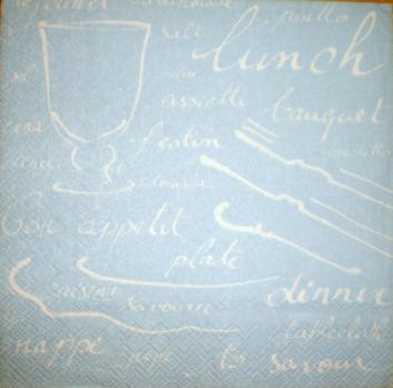 008 Geschirr (blau)